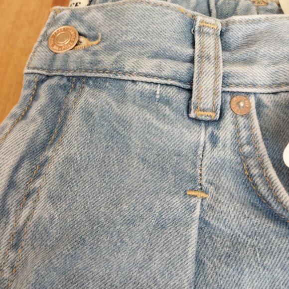 Free People Blue Jean Shorts Casual Denim - Picture 5 of 8